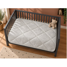 Children's blanket 110x140 Ecotton anti-allergenic cotton white 40-0963 White