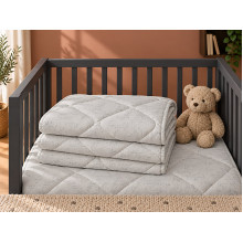 Children's blanket 110x140 Ecotton anti-allergenic cotton white 40-0963 White