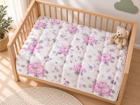 Ковдра дитяча 110x140 Ecotton антиалергенна бавовняна рожева 20-1455 Lilac