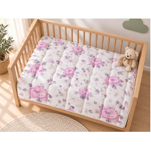 Ковдра дитяча 110x140 Ecotton антиалергенна бавовняна рожева 20-1455 Lilac