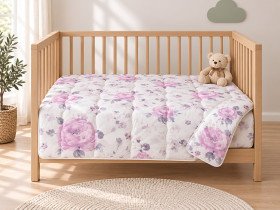 Children's blanket 110x140 Ecotton anti-allergenic cotton pink 20-1455 Lilac