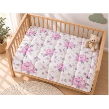 Ковдра дитяча 110x140 Ecotton антиалергенна бавовняна рожева 20-1455 Lilac