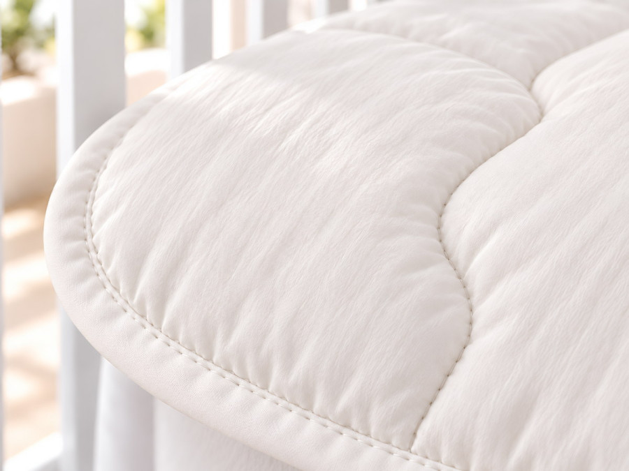 Baby blanket 110x140 Ecotton anti-allergenic light milk color Milk