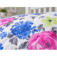 Одеяло детское 110x140 Ecotton антиаллергенное хлопковое розового цвета Pink 20-1455
