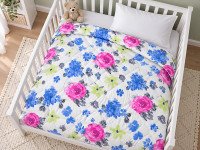 Children's blanket 110x140 Ecotton anti-allergenic cotton pink 20-1455