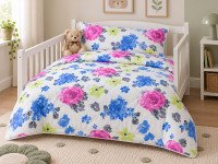 Children's blanket 110x140 Ecotton anti-allergenic cotton pink 20-1455