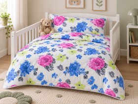 Children's blanket 110x140 Ecotton anti-allergenic cotton pink 20-1455