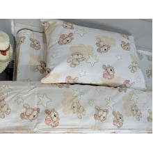 Постельное белье Ecotton Бязь Комфорт Детский комплект Облачные мишки 4599/1