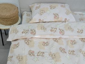 Постільна білизна Ecotton Бязь Комфорт Дитячий комплект Хмарні ведмедики 4599/1