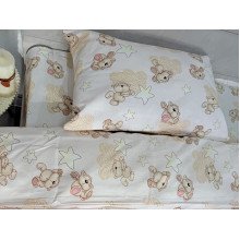 Постільна білизна Ecotton Бязь Комфорт Дитячий комплект Хмарні ведмедики 4599/1