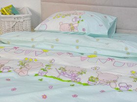 Постільна білизна Ecotton Бязь Комфорт Дитячий комплект Ведмедики