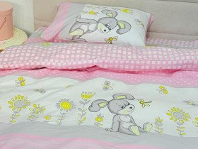 Постільна білизна Ecotton Бязь Комфорт Дитячий комплект Зайчик