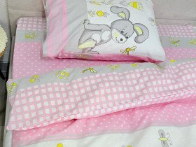 Постільна білизна Ecotton Бязь Комфорт Дитячий комплект Зайчик