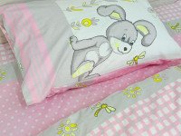 Постільна білизна Ecotton Бязь Комфорт Дитячий комплект Зайчик