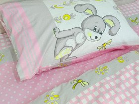 Постільна білизна Ecotton Бязь Комфорт Дитячий комплект Зайчик