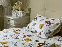 Постельное белье Ecotton Фланель Детский комплект Лисенок 10.25362/1