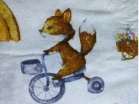 Постельное белье Ecotton Фланель Детский комплект Лисенок 10.25362/1