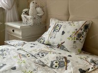 Постельное белье Ecotton Фланель Детский комплект Совы G-9832/11