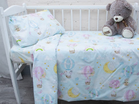 Постельное белье Ecotton Поплин Полуторный комплект Шары 13324/1