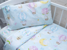 Постельное белье Ecotton Поплин Полуторный комплект Шары 13324/1