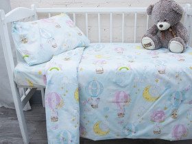 Постільна білизна Ecotton Поплін Полуторний комплект Кулі 13324/1