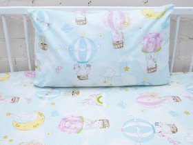 Постельное белье Ecotton Поплин Полуторный комплект Шары 13324/1