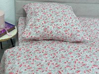 Постільна білизна Ecotton Поплін Полуторний комплект Рожевий Кавуни 13284/2
