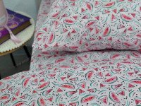 Постільна білизна Ecotton Поплін Полуторний комплект Рожевий Кавуни 13284/2