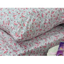 Постельное белье Ecotton Поплин Полуторный комплект розовый Арбузы 13284/2