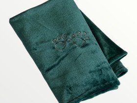 Плед для тварин 110x120 з тканини Well Soft 4726 Atlantic з вишивкою