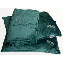 Подушка для питомцев 40x60 из ткани Well Soft 4726 Atlantic с вышивкой