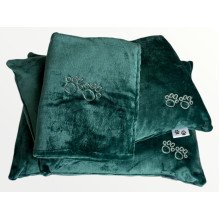 Подушка для питомцев 40x60 из ткани Well Soft 4726 Atlantic с вышивкой