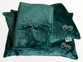 Подушка для тварин 50x70 з тканини Well Soft 4726 Atlantic з вишивкою