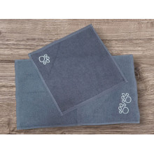 Set of terry towels for pets, 30x30 and 30x50, with embroidery, dark green