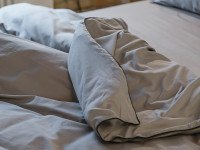 Постільна білизна Ecotton Сатин Євро комплект Сірий Natural