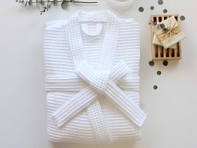 Халат вафельный отбеленный XХL