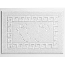 Килимок махровий 50x70 Venuce Ніжки Білий 700