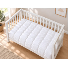 Children's blanket 110x140 Ecotton anti-allergenic lightweight white