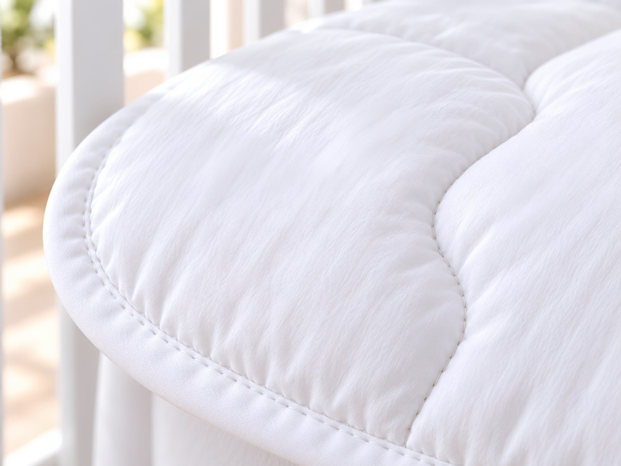 Children's blanket 110x140 Ecotton anti-allergenic lightweight white