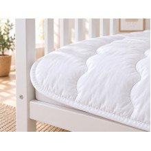 Children's blanket 110x140 Ecotton anti-allergenic lightweight white