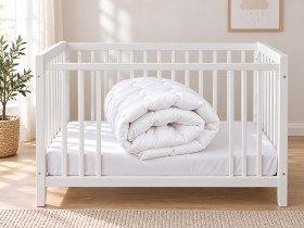 Ковдра дитяча 110x140 Ecotton антиалергенна легка білого кольору White