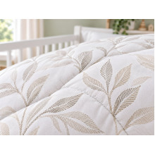 Одеяло детское 110x140 Ecotton антиаллергенное хлопковое белого цвета 20-0709 White