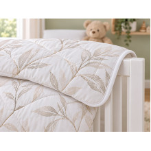 Одеяло детское 110x140 Ecotton антиаллергенное хлопковое белого цвета 20-0709 White