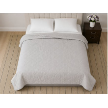 Ковдра двоспальна 172x205 Ecotton антиалергенна бавовняна легка блакитна 40-0966 Grey