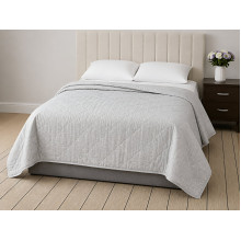 Ковдра двоспальна 172x205 Ecotton антиалергенна бавовняна легка блакитна 40-0966 Grey