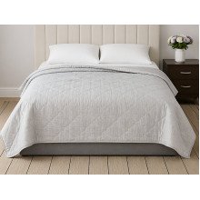 Double blanket 172x205 Ecotton  anti-allergenic cotton light blue 40-0966 Grey