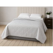 Double blanket 172x205 Ecotton  anti-allergenic cotton light blue 40-0966 Grey