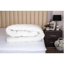 Double blanket 172x205 Ecotton anti-allergenic cotton warm white White Ecotton