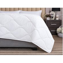 Double blanket 172x205 Ecotton anti-allergenic cotton warm white White Ecotton