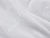 Ковдра Євро 200x210 Ecotton антиалергенна легка білого кольору